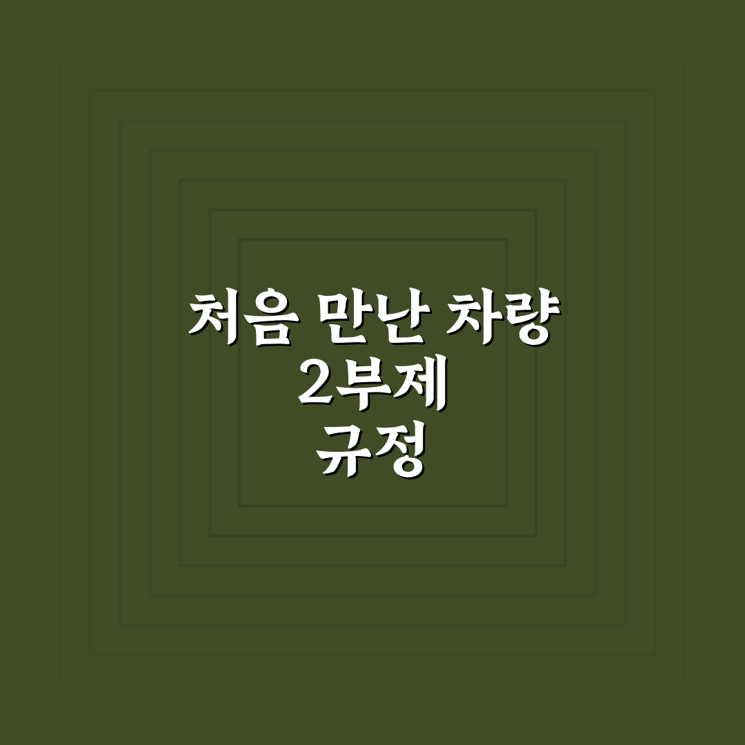 차량 2부제 벌금 직접 알아보니 꼭 알아둬야 할 점
