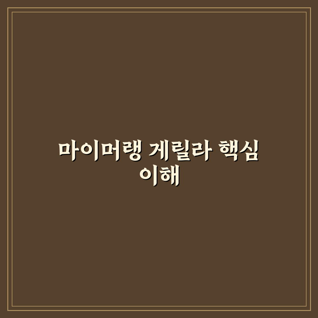 마이머랭 게릴라 비교 및 효과 분석 5가지 기준 총정리