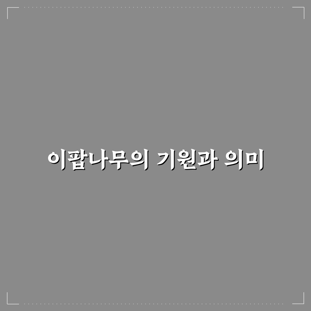 이팝나무 유래와 특징 5가지 비교 분석 가이드
