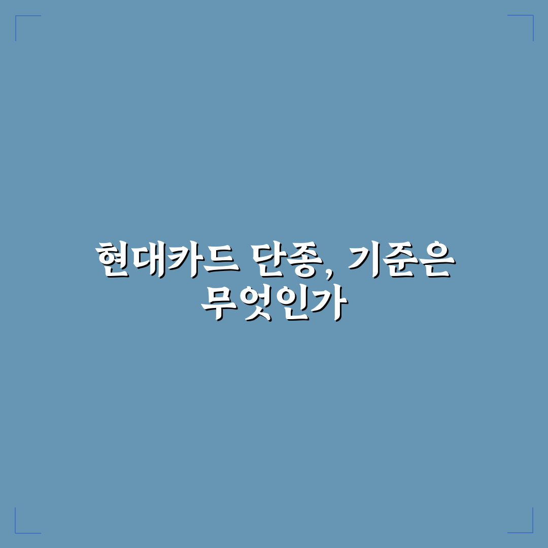 네이버 현대카드 단종 후 대체 카드 비교와 선택 기준 분석