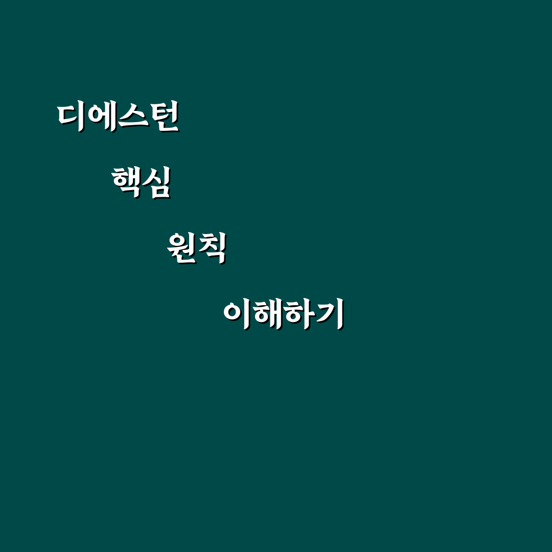 디에스턴 비교 분석과 5가지 구매 기준 총정리