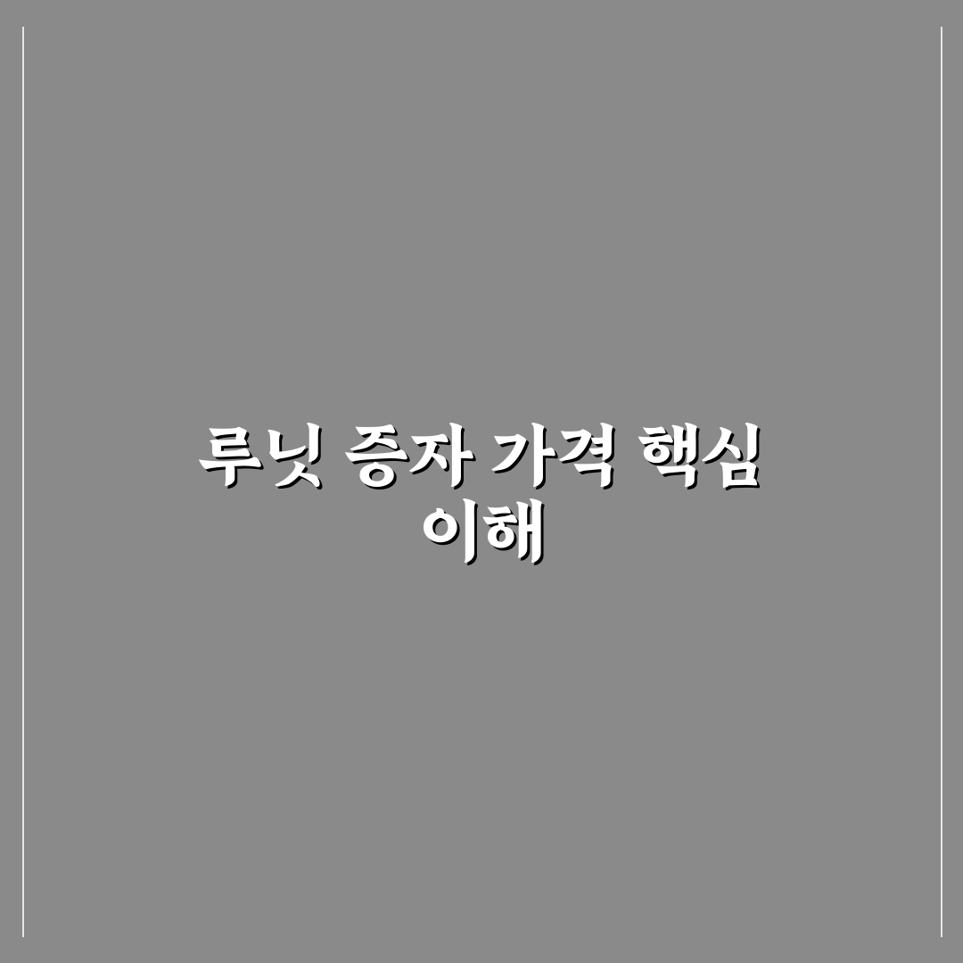 루닛 유상증자 가격 분석과 투자 판단을 위한 5가지 기준